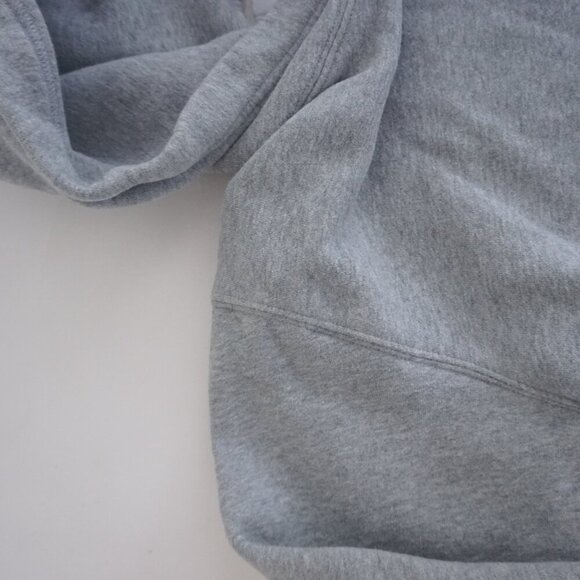 Aritzia TNA Grey Cropped Hoodie Cotton Sweatshirt Sweater XS - Picture 7 of 12